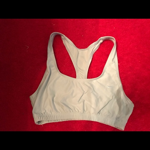 Large Light blue Nike dry fit sports bra